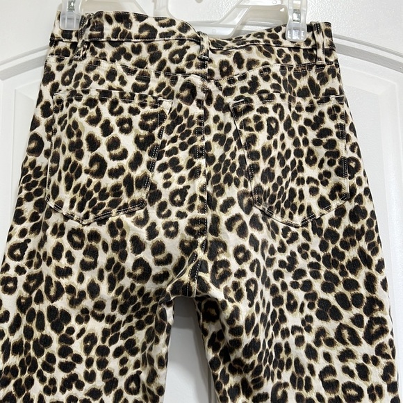 FRAME DENIM ANIMAL PRINT ALI SKINNY JEAN, HIGH RISE, sz 27, TRENDING FOR SPRING - Picture 6 of 9